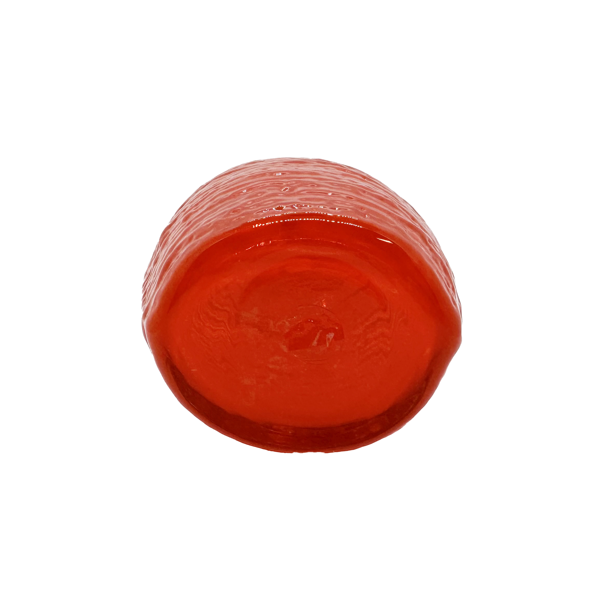 Blenko Dreamsicle Strata Vase - bottom