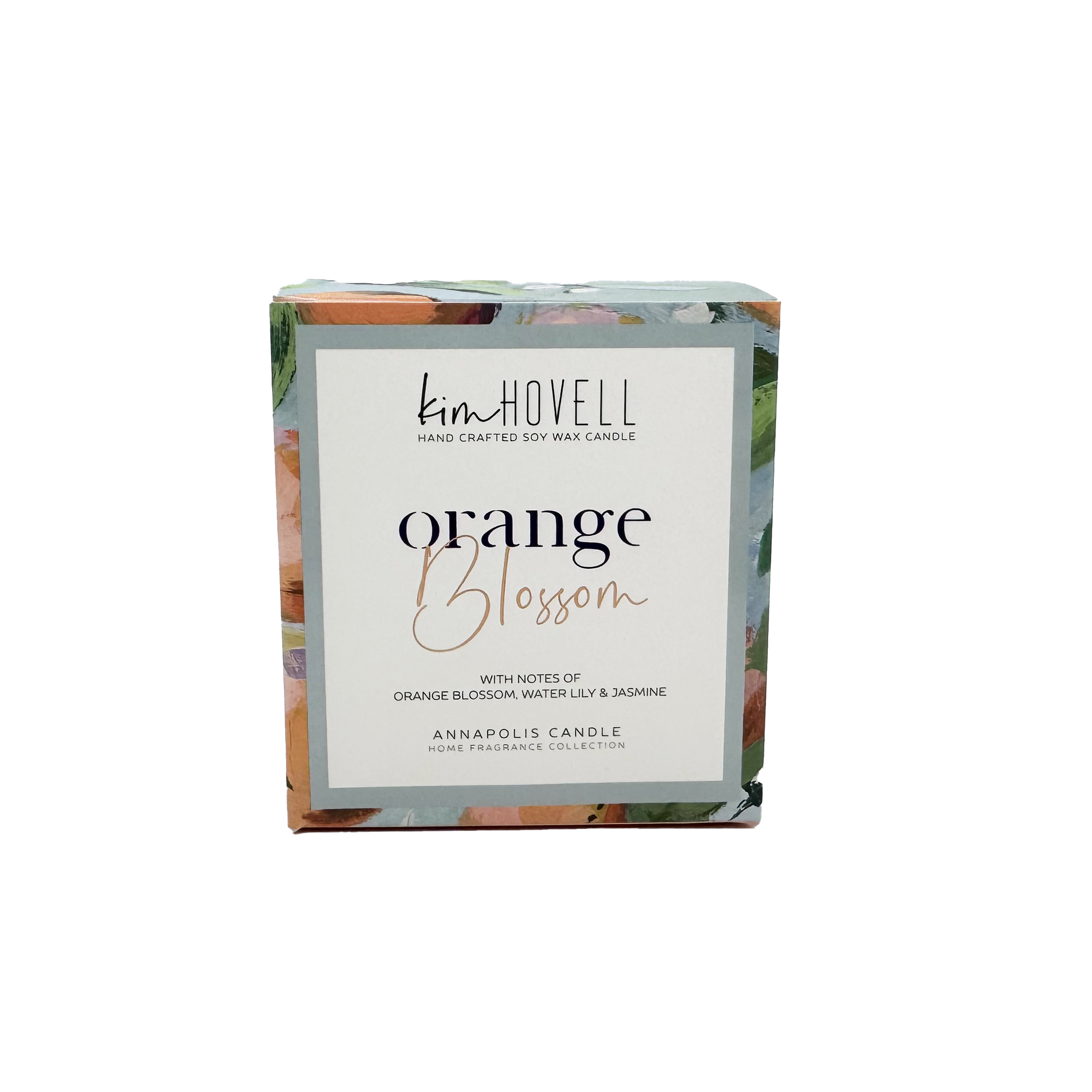 Orange Blossom Boxed Candle - front