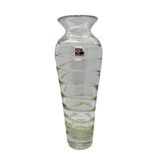 Crystal with Topaz Blenko 8912S Vase