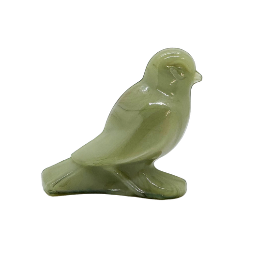 L.E. Smith Slag Glass Bird