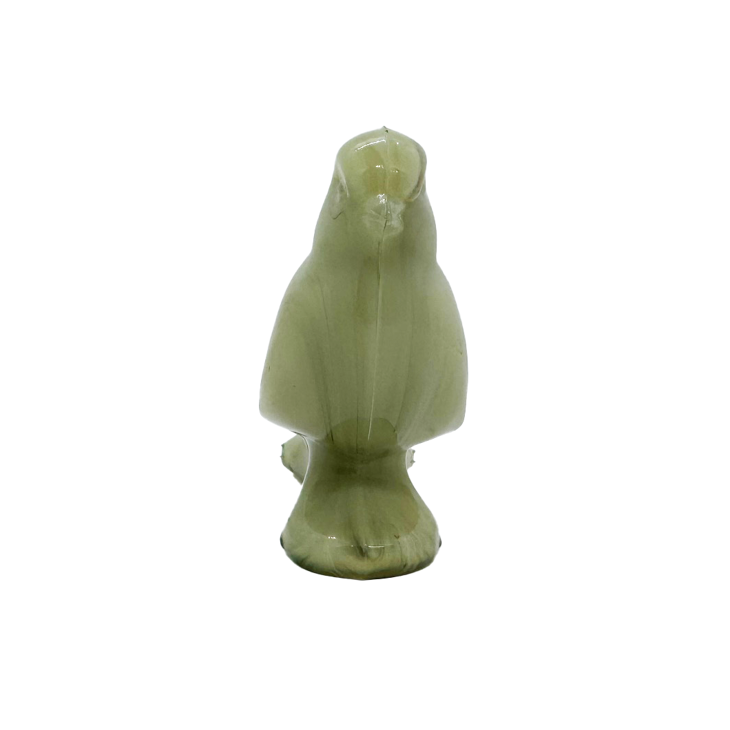 L.E. Smith Slag Glass Bird