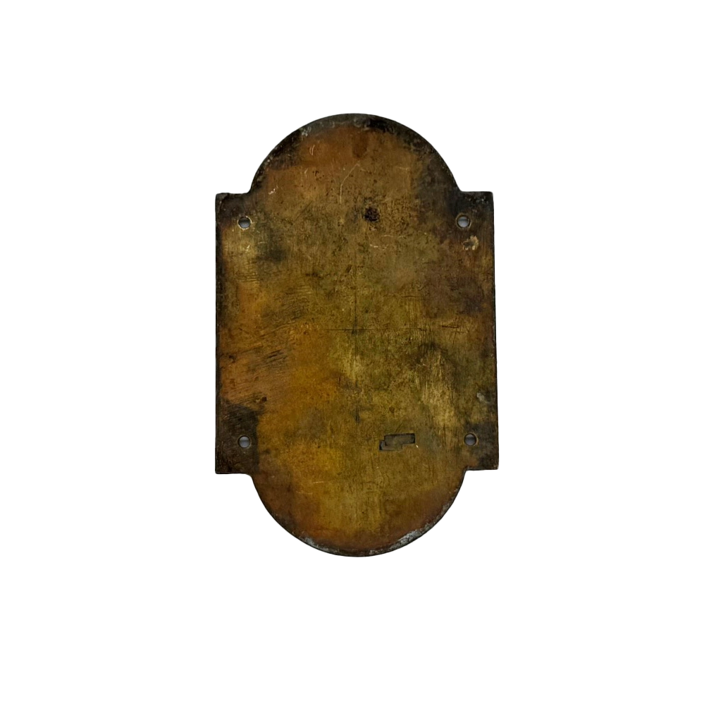 Brass PUSH Sign