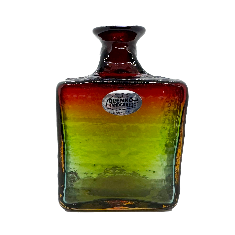 2024 Blenko Summer Storm Strata Vase