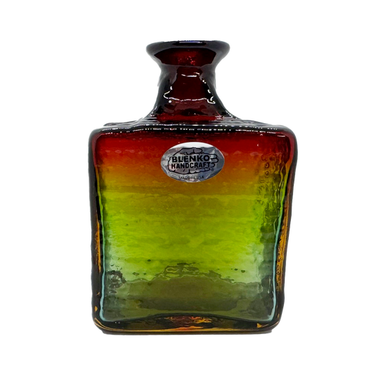 2024 Blenko Summer Storm Strata Vase