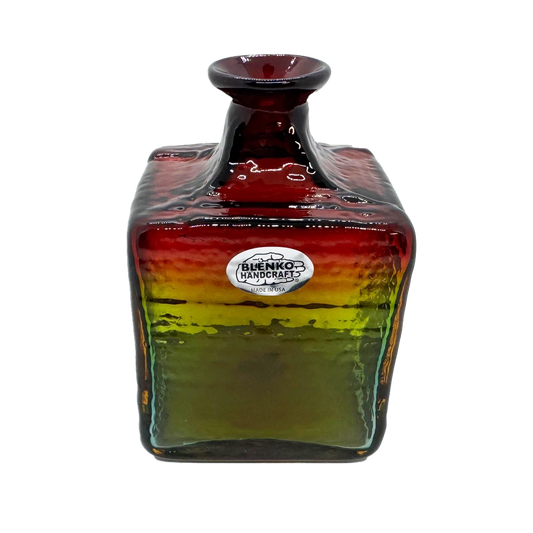 2024 Blenko Summer Storm Strata Vase