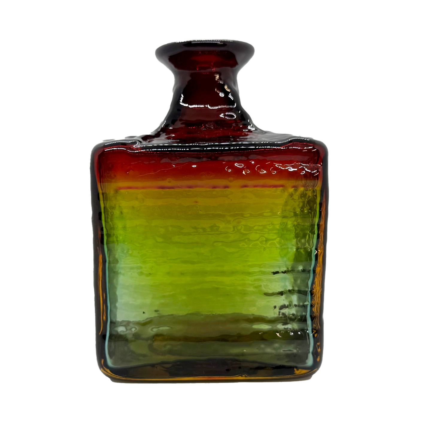 2024 Blenko Summer Storm Strata Vase