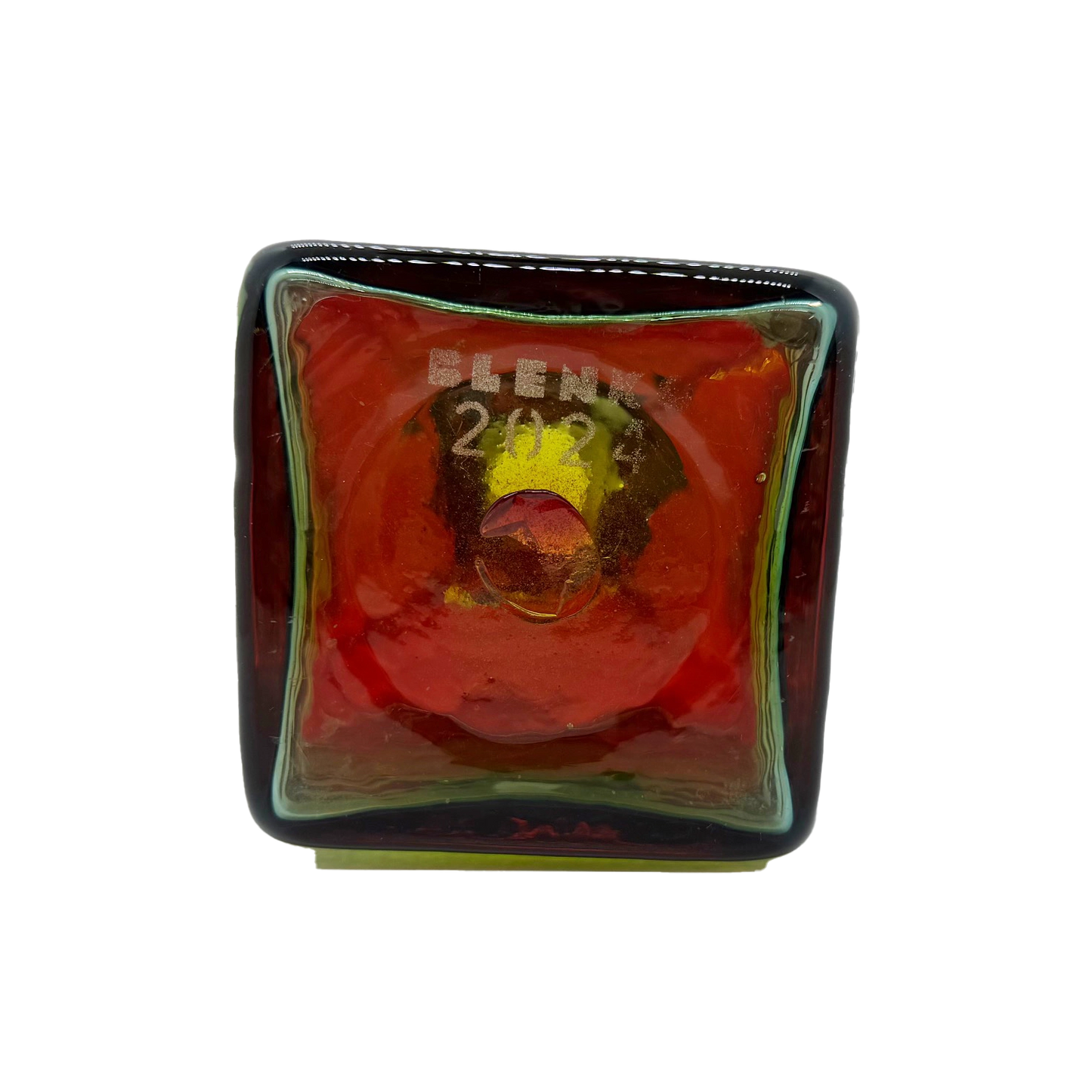 2024 Blenko Summer Storm Strata Vase