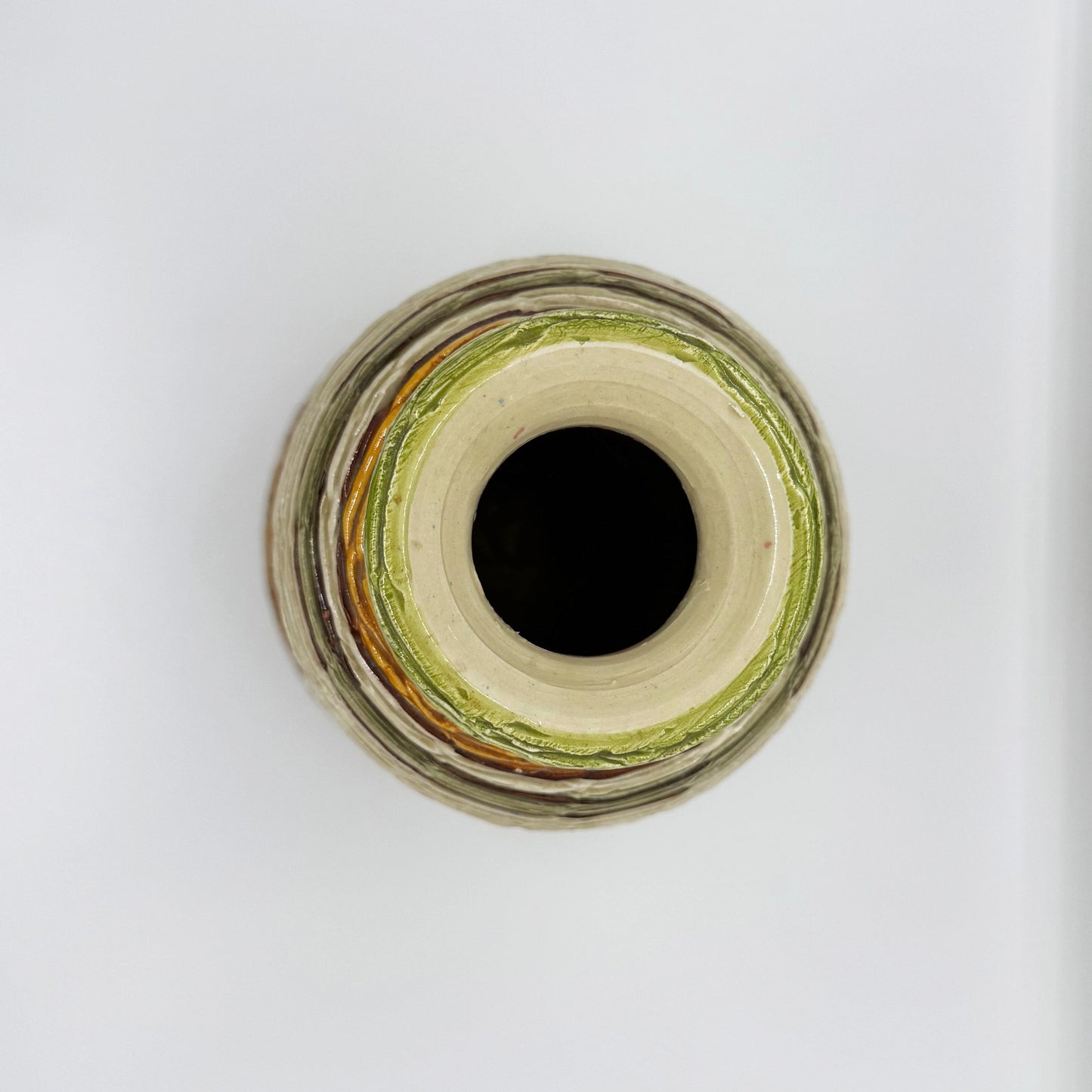 Bitossi Pottery Wicker Vase