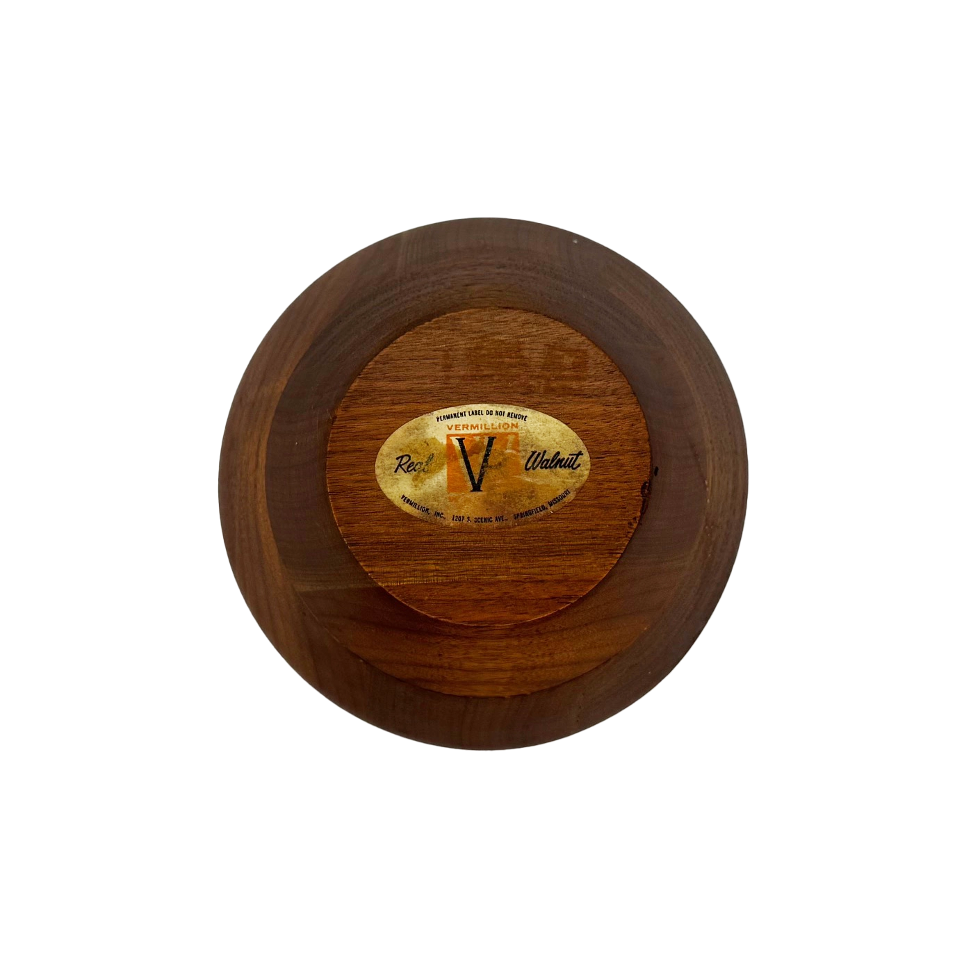 Two Walnut Wood Bowls