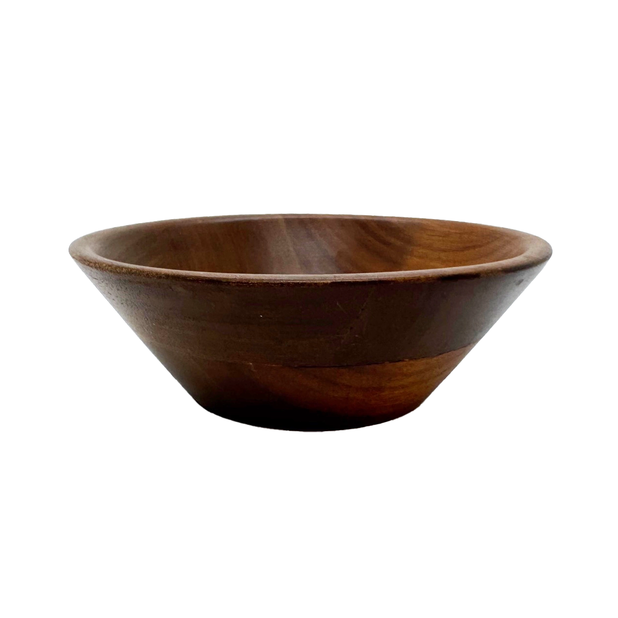 Two Walnut Wood Bowls
