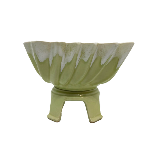 Chartreuse Footed Planter