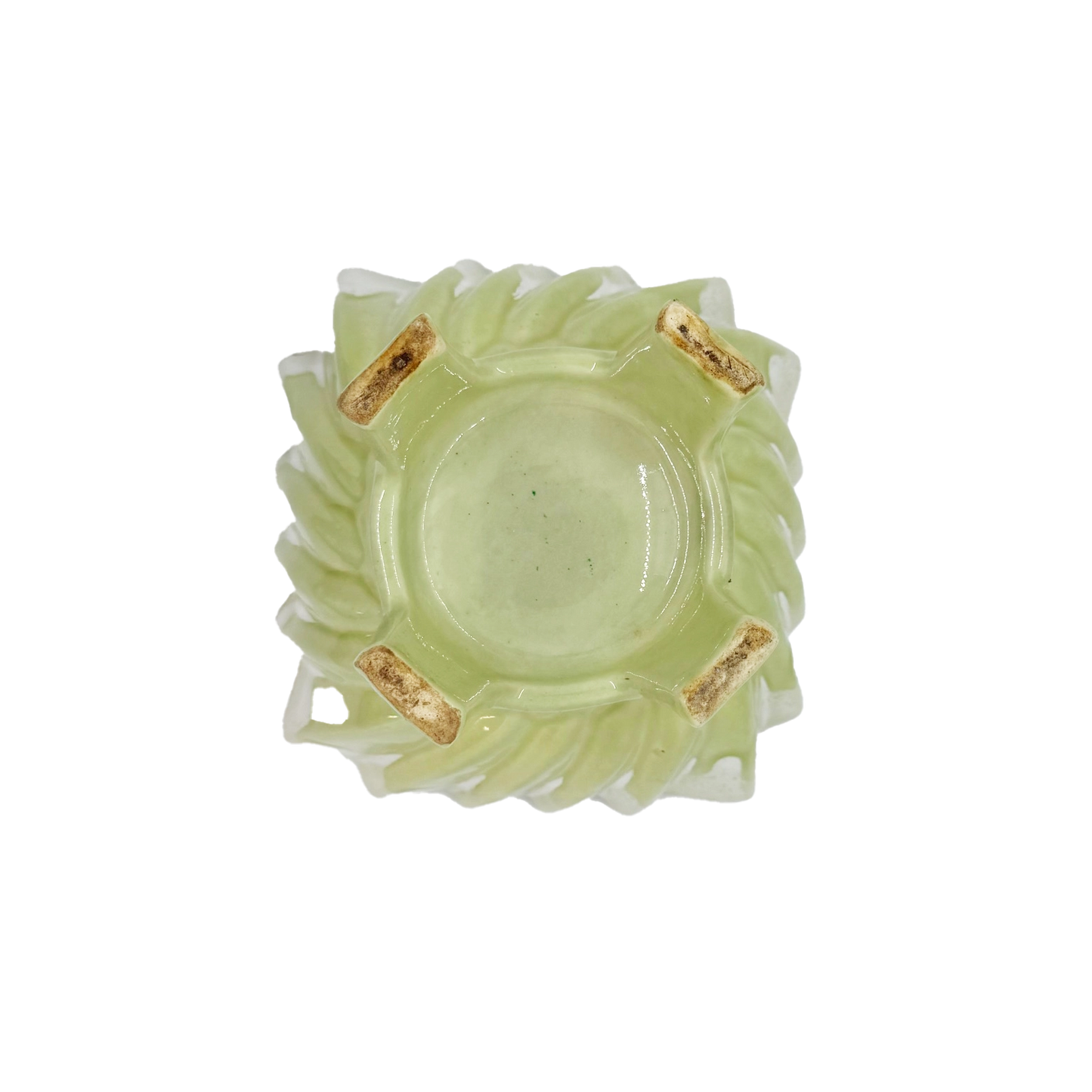 Chartreuse Footed Planter