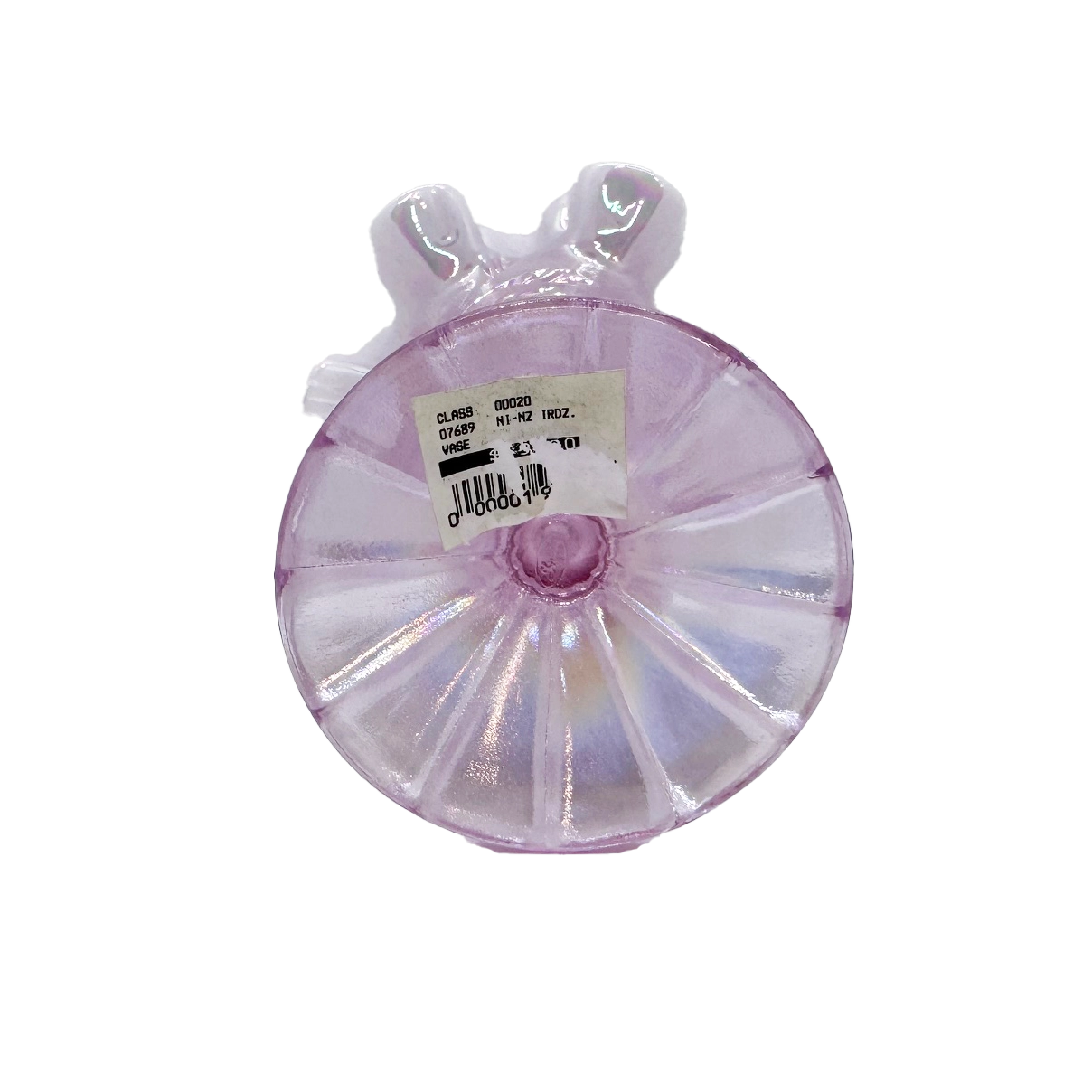 Fenton Pink Iridescent Vase