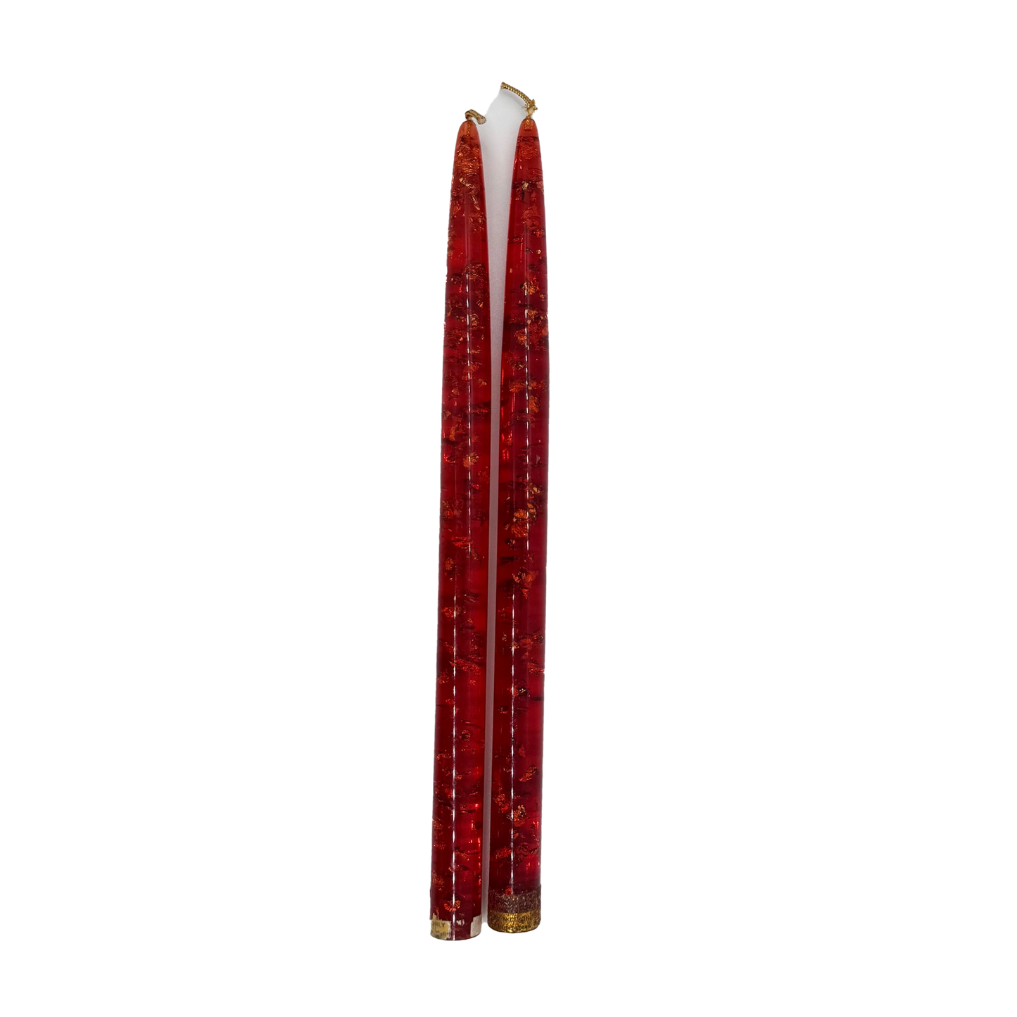Red Lucite Candles