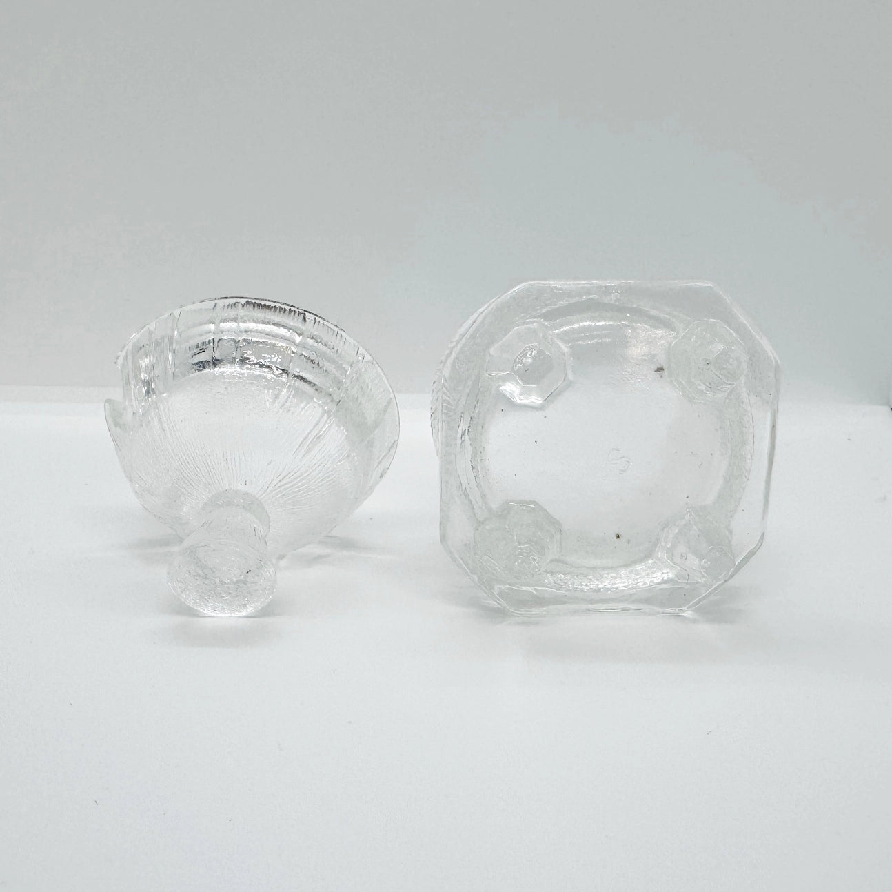 Crystal L.E. Smith Glass Beehive Honey Jar