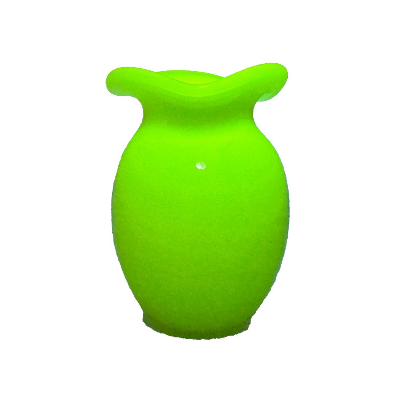 Uranium Yellow Studio Glass Vase