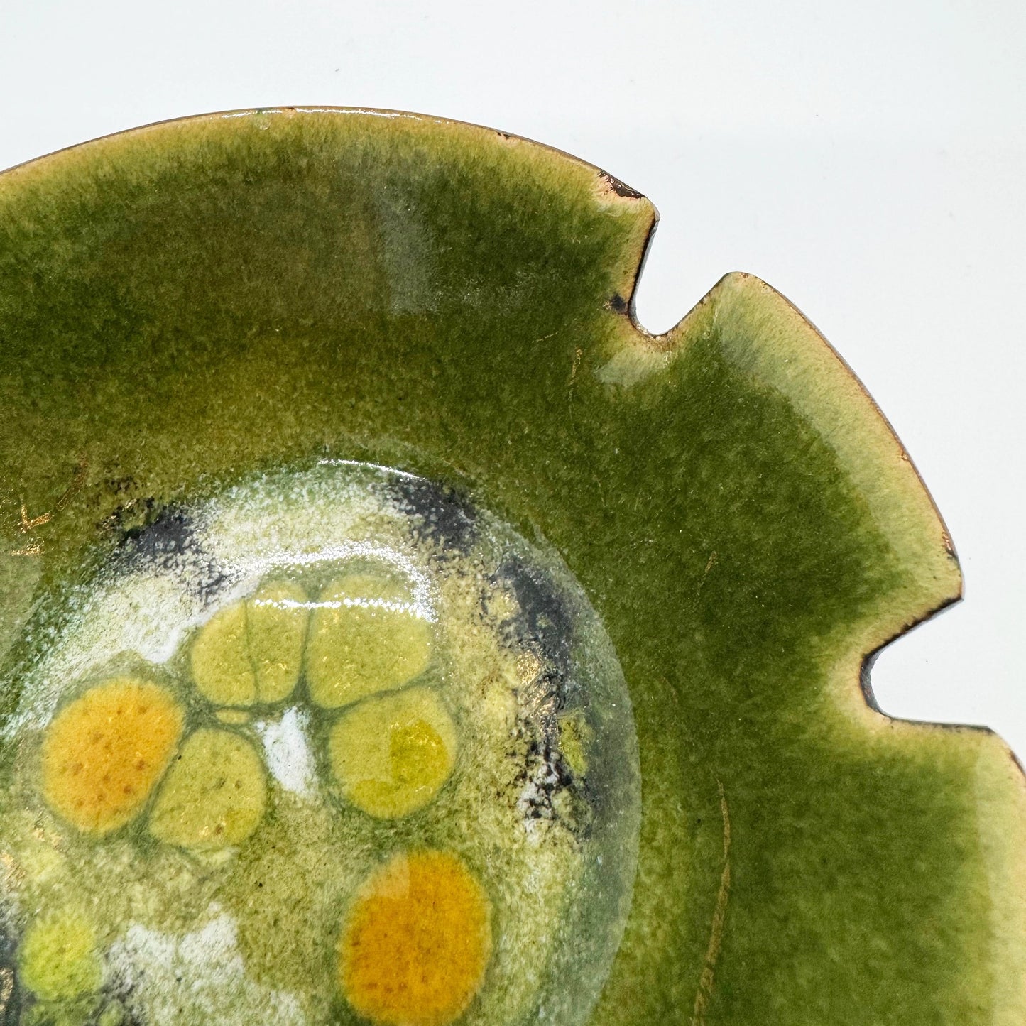 Enameled Copper Bowl