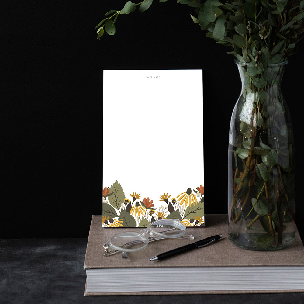 Large Fall Florals Notepad