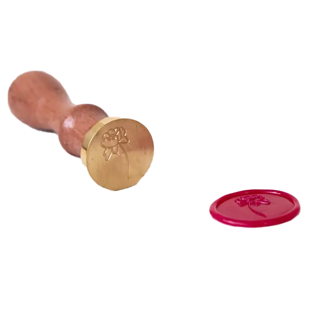 Peony Flower Wax Seal Stamp