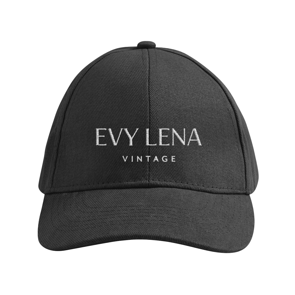Black Evy Lena Vintage Cap - front