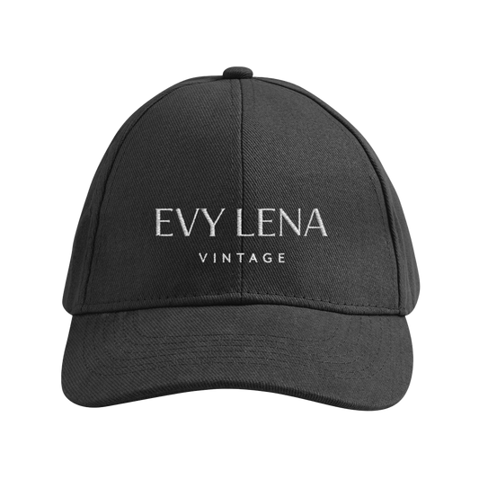 Black Evy Lena Vintage Cap - front